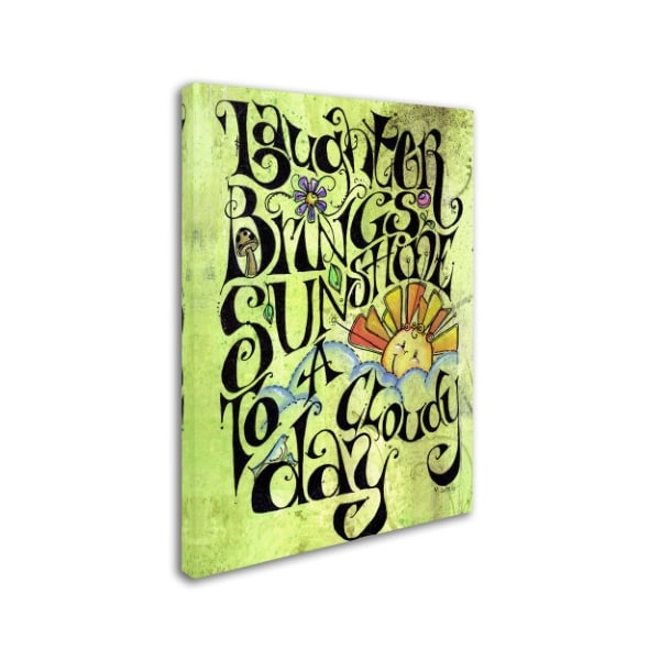 Maureen Lisa Costello 'Laugh Away A Cloudy Day' Canvas Art,14x19